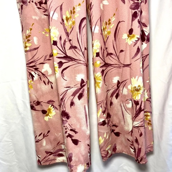 BOG Collective Flowered Full Length Jumpsuit. Size Large. - Picture 3 of 5